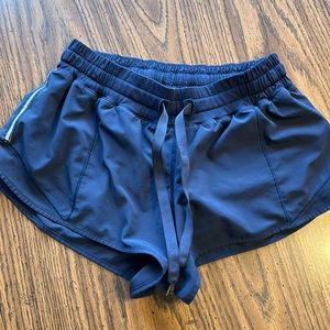 Lululemon Navy Running shorts.